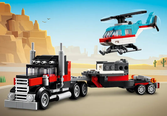 LEGO Camión y helicóptero 3 en 1