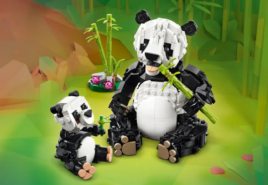 LEGO Creator Familia panda 3 en 1: Pandas, Orcas y Pingüinos