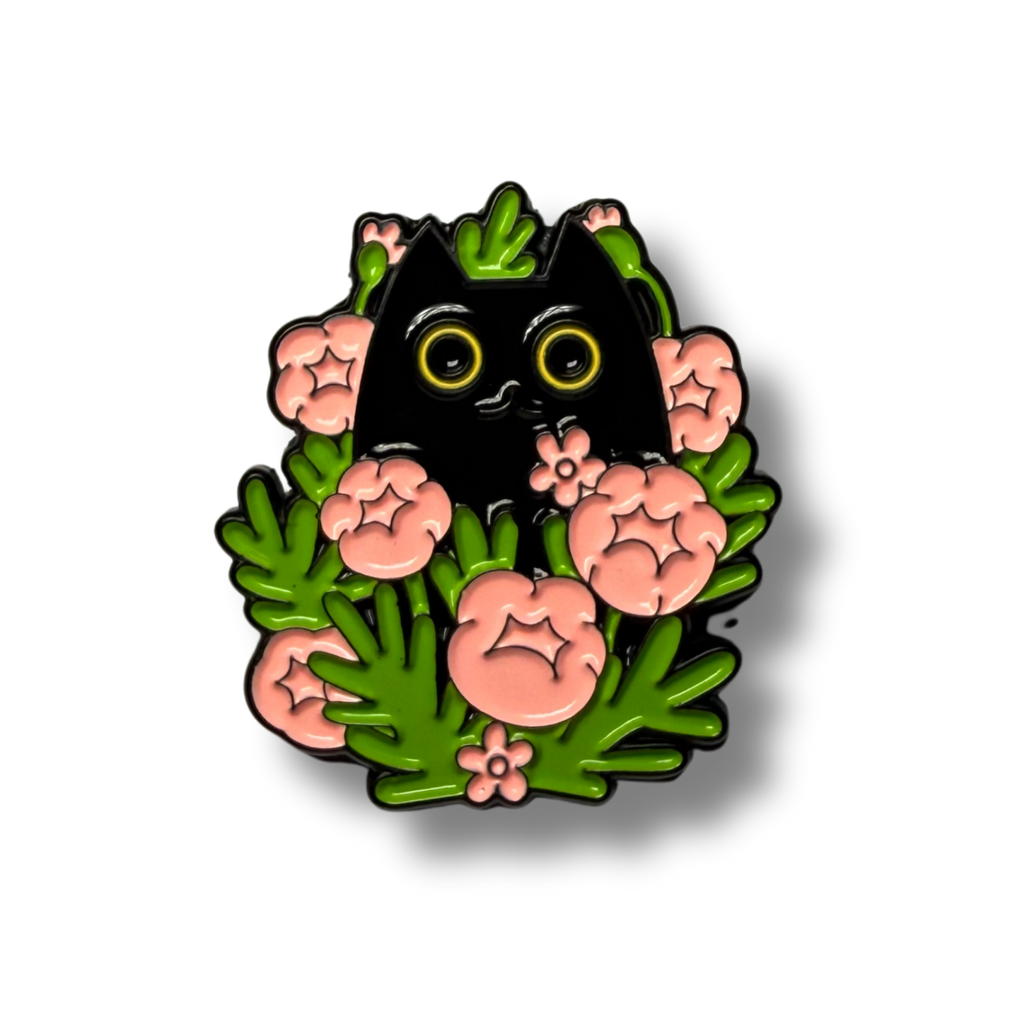 Behind The Flowers