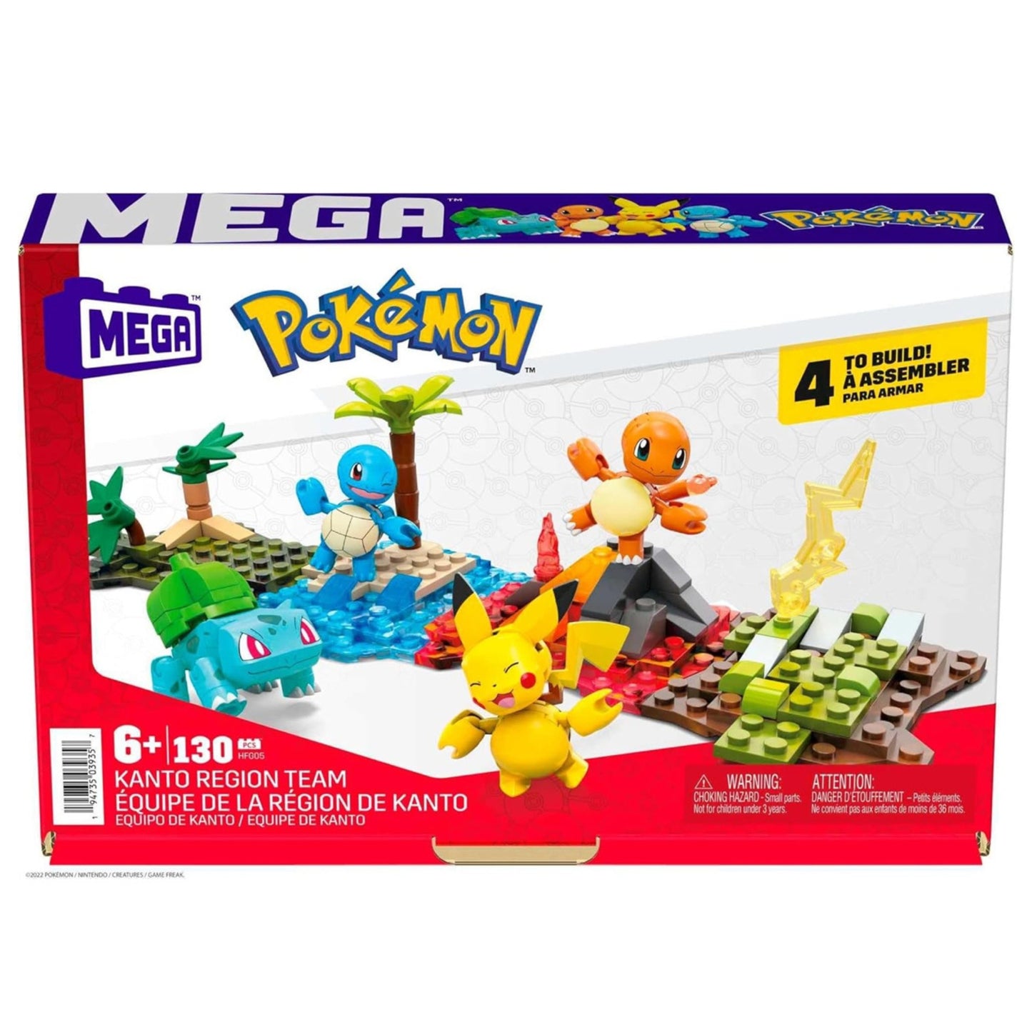 MEGA Bloks Pokemon: Starters de Kanto