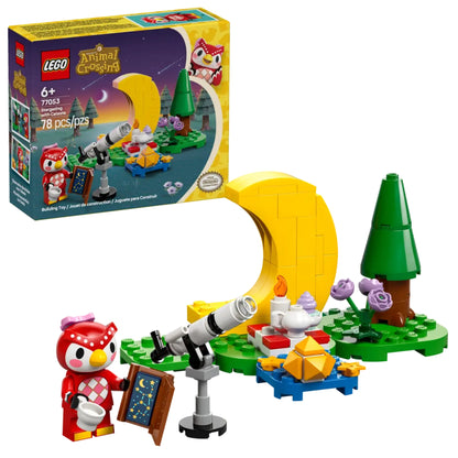 LEGO Animal Crossing: Observando las estrellas con Estela
