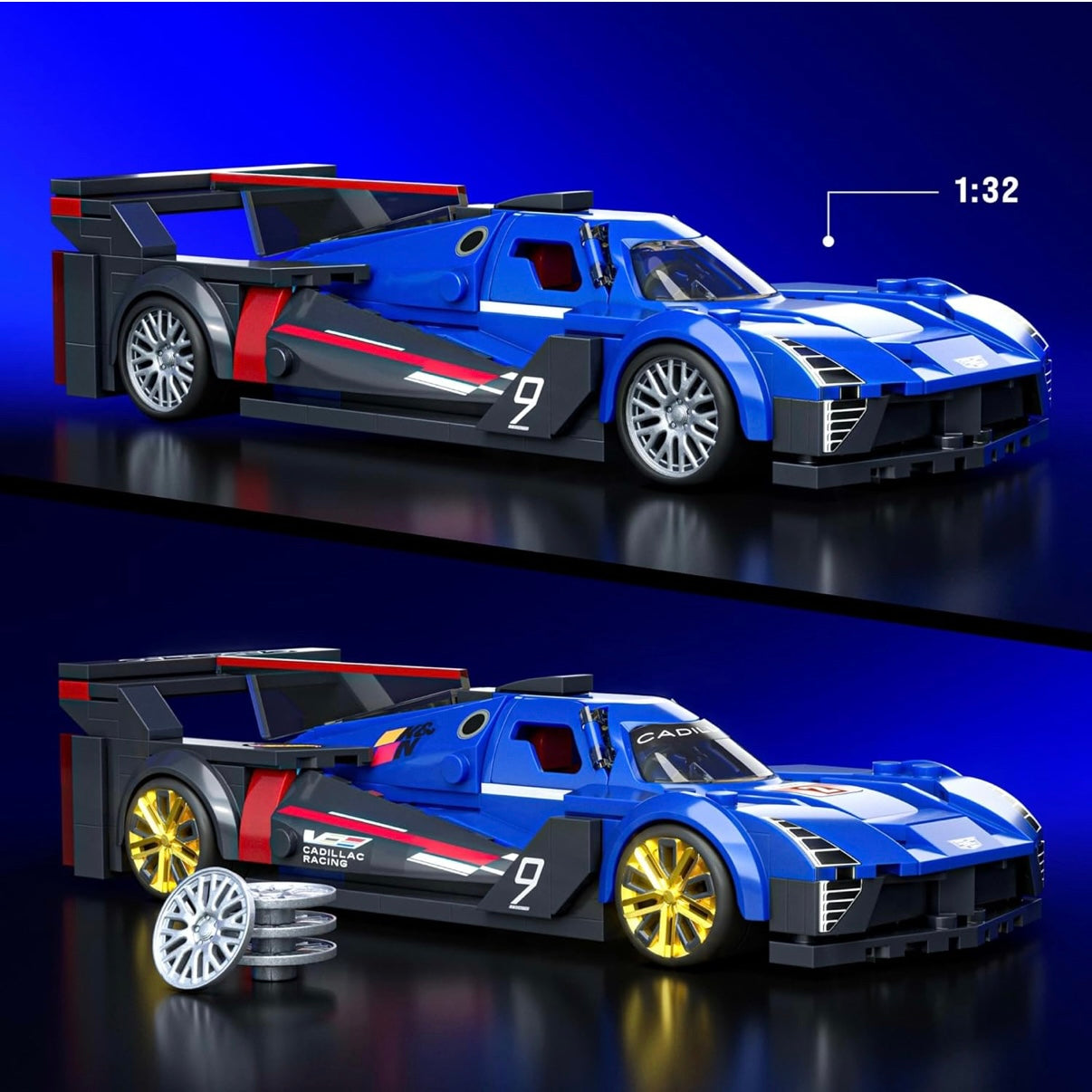 Hot Wheels Mattel Brick Shop: Cadillac Project GPT Hypercar