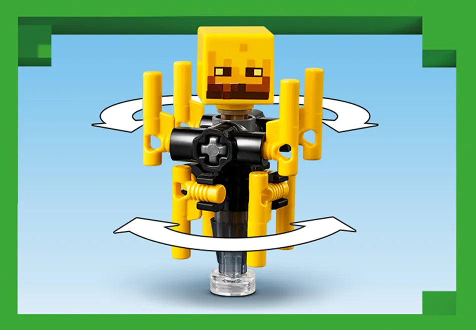 LEGO Minecraft: The Nether Lava Battle