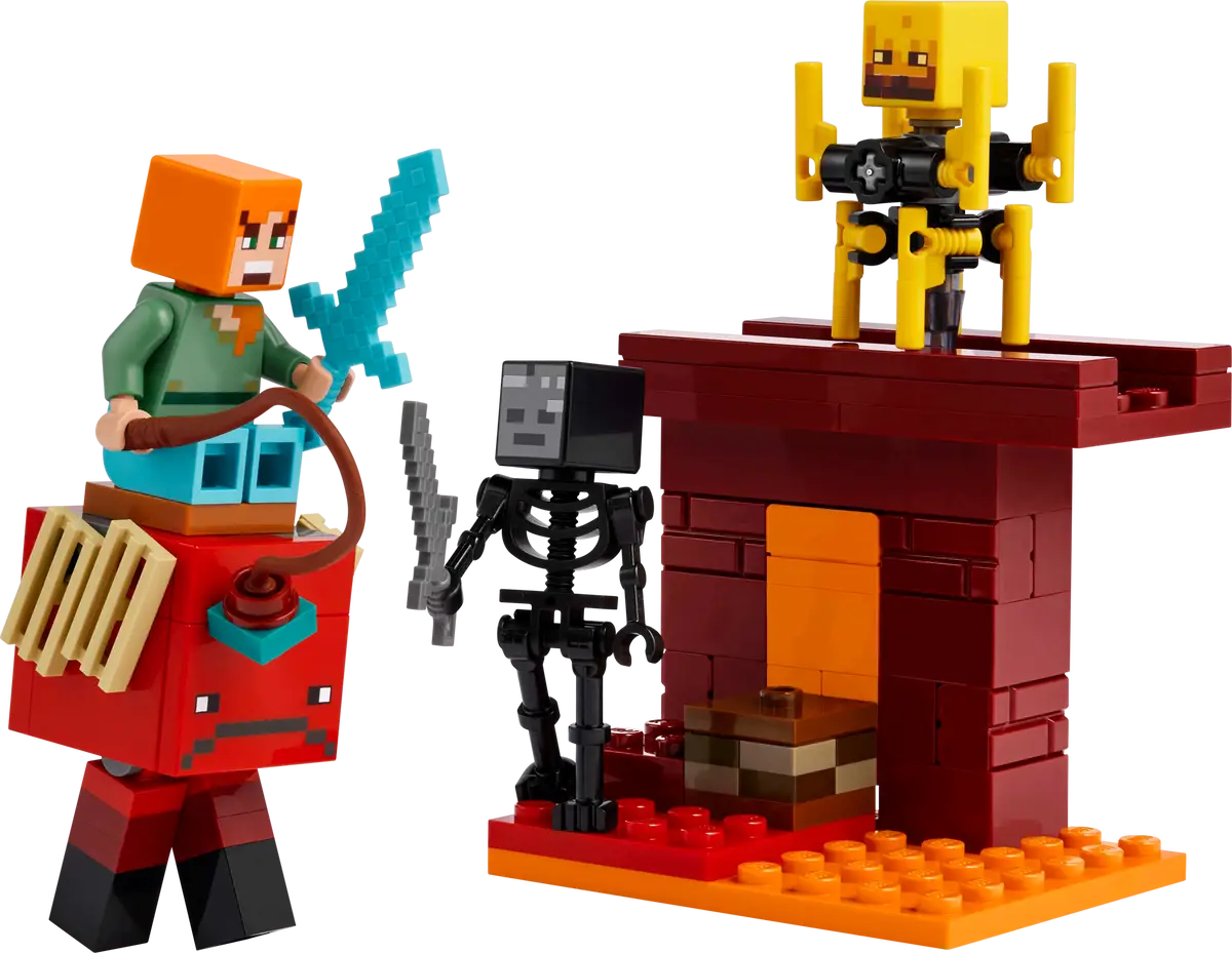 LEGO Minecraft: The Nether Lava Battle