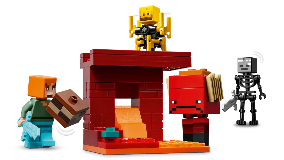 LEGO Minecraft: The Nether Lava Battle