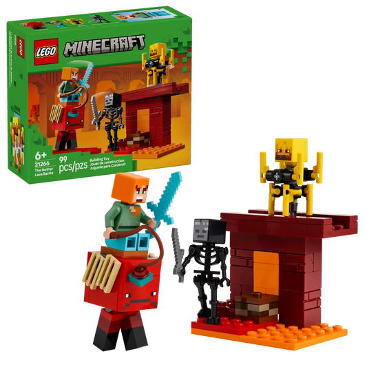 LEGO Minecraft: The Nether Lava Battle