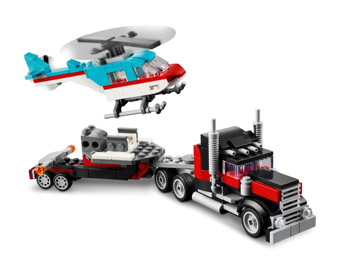 LEGO Camión y helicóptero 3 en 1