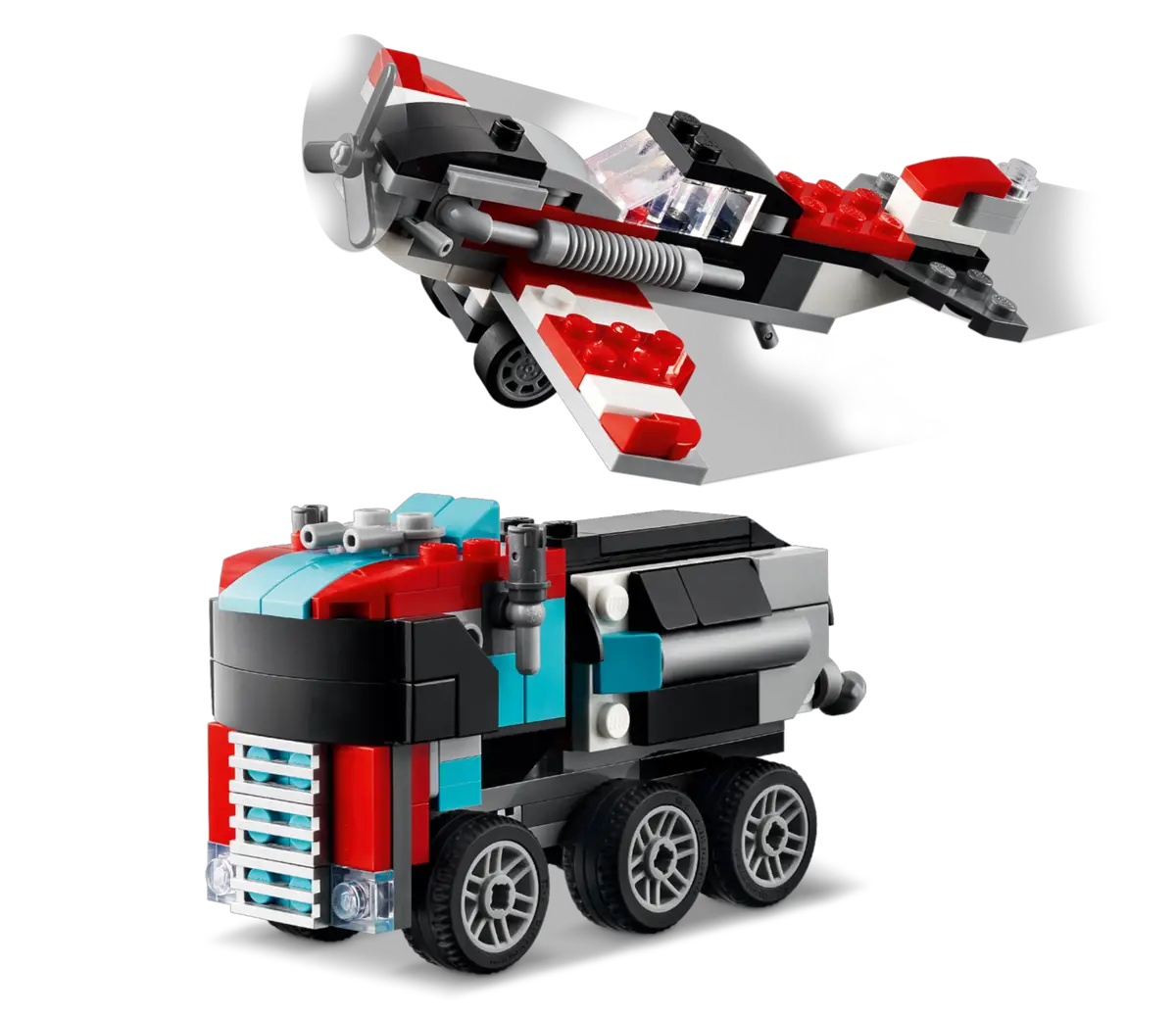 LEGO Camión y helicóptero 3 en 1