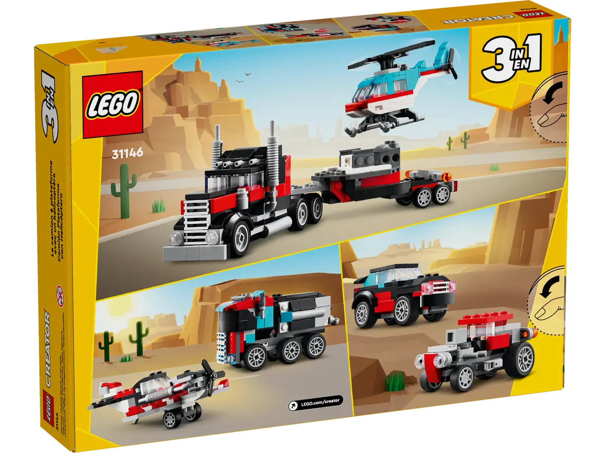LEGO Camión y helicóptero 3 en 1