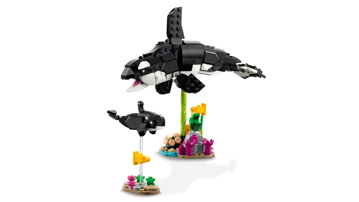 LEGO Creator Familia panda 3 en 1: Pandas, Orcas y Pingüinos