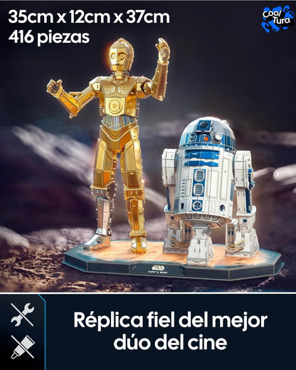 4D Build Star Wars: C-3PO y R2-D2