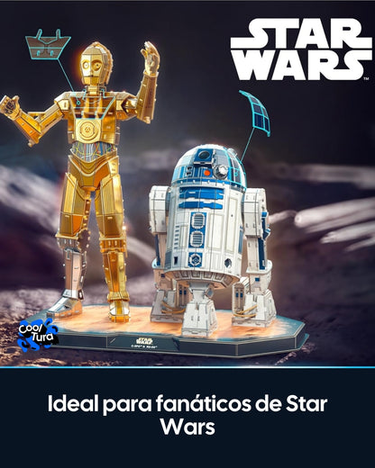 4D Build Star Wars: C-3PO y R2-D2