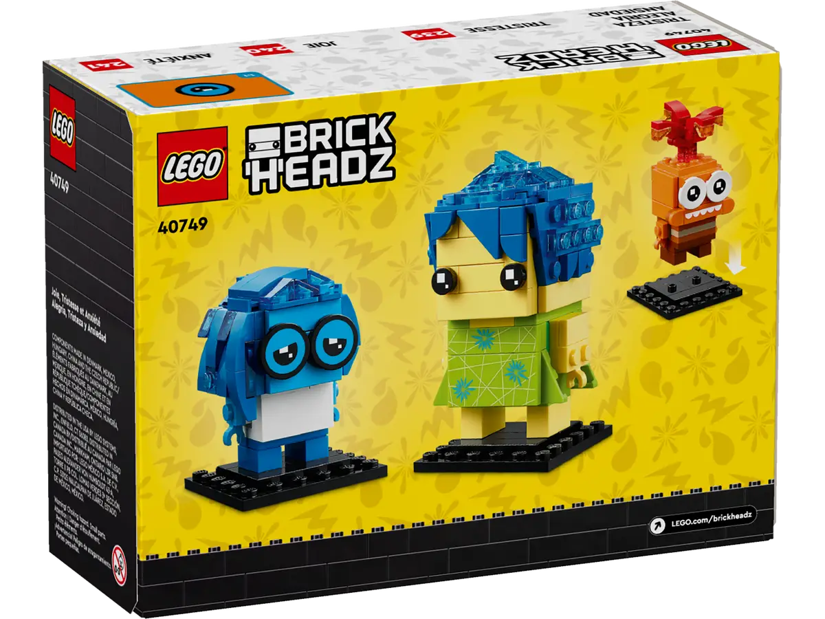 LEGO Intensamente 2: Alegría, Tristeza y Ansiedad