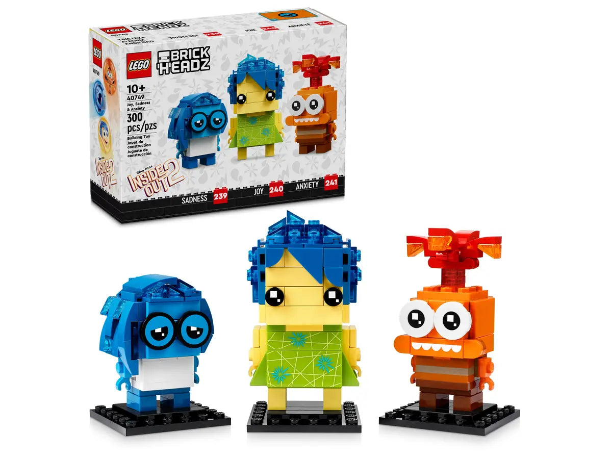 LEGO Intensamente 2: Alegría, Tristeza y Ansiedad