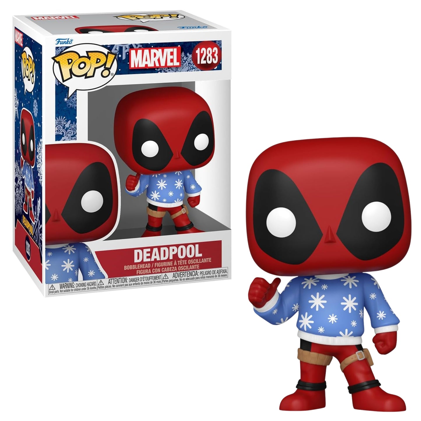Funko Pop! Marvel: Deadpool Navideño - Bobblehead