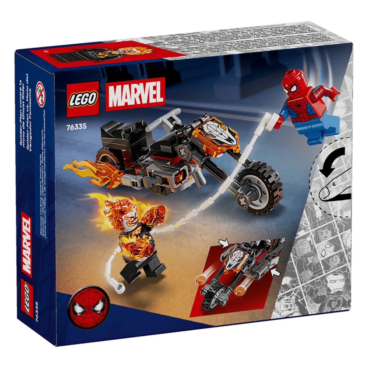 LEGO Marvel: Spider-Man vs. Ghost Rider Motorcycle