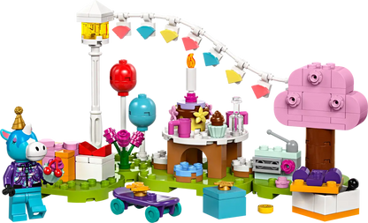 LEGO Animal Crossing: Fiesta de cumpleaños de Azulino