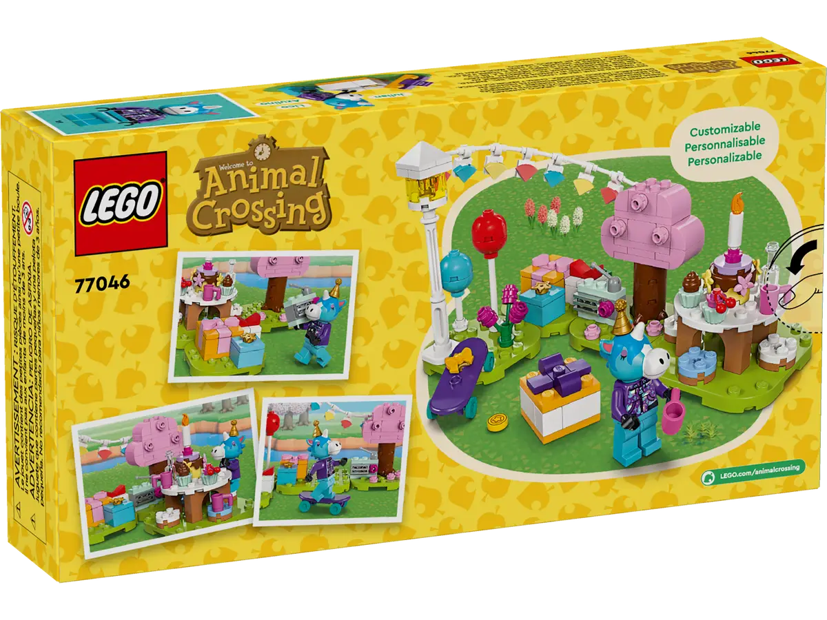 LEGO Animal Crossing: Fiesta de cumpleaños de Azulino