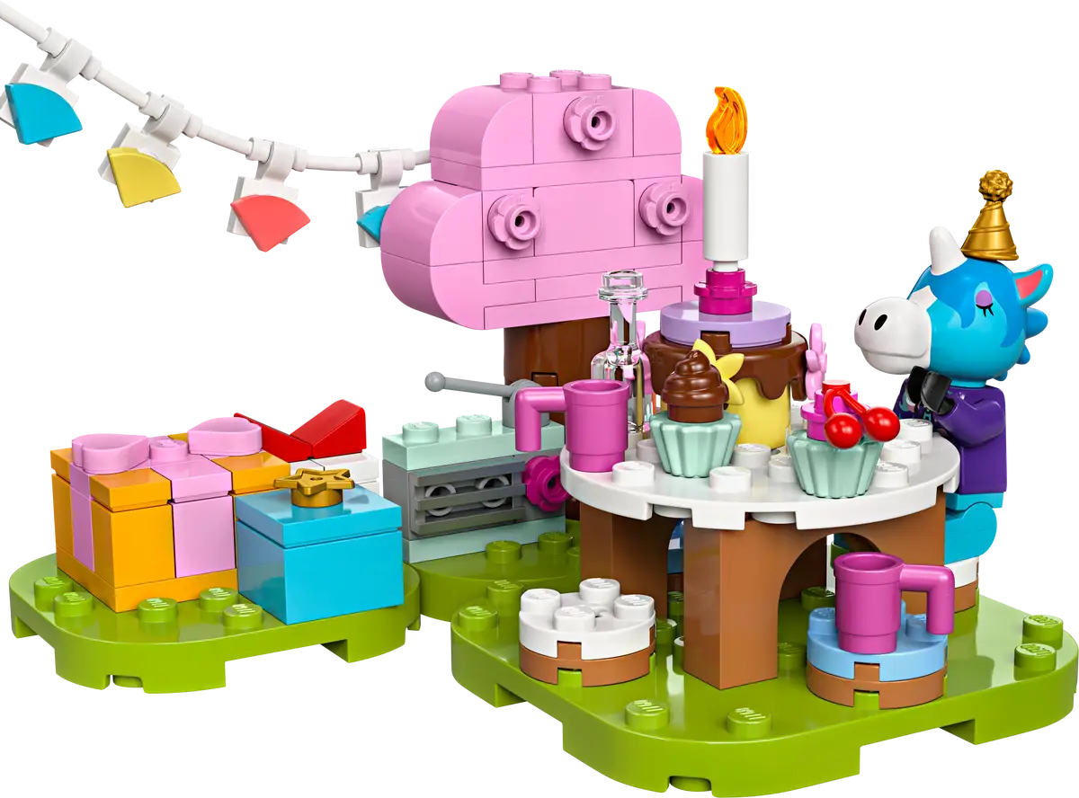 LEGO Animal Crossing: Fiesta de cumpleaños de Azulino