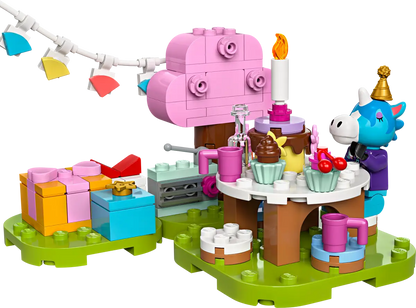 LEGO Animal Crossing: Fiesta de cumpleaños de Azulino
