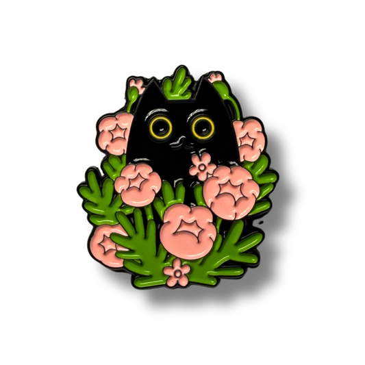 Behind The Flowers