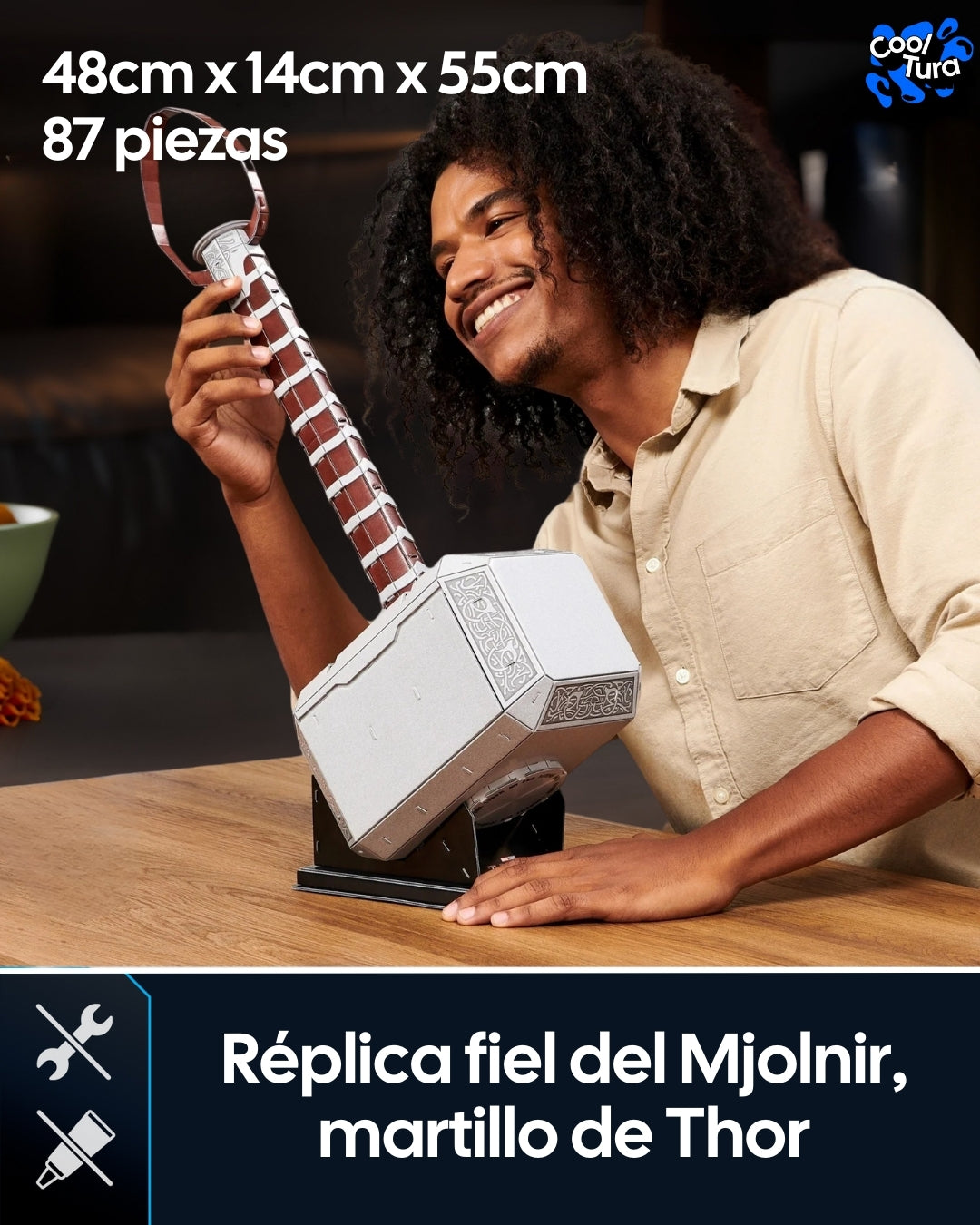 4D Build Marvel: Martillo de Thor