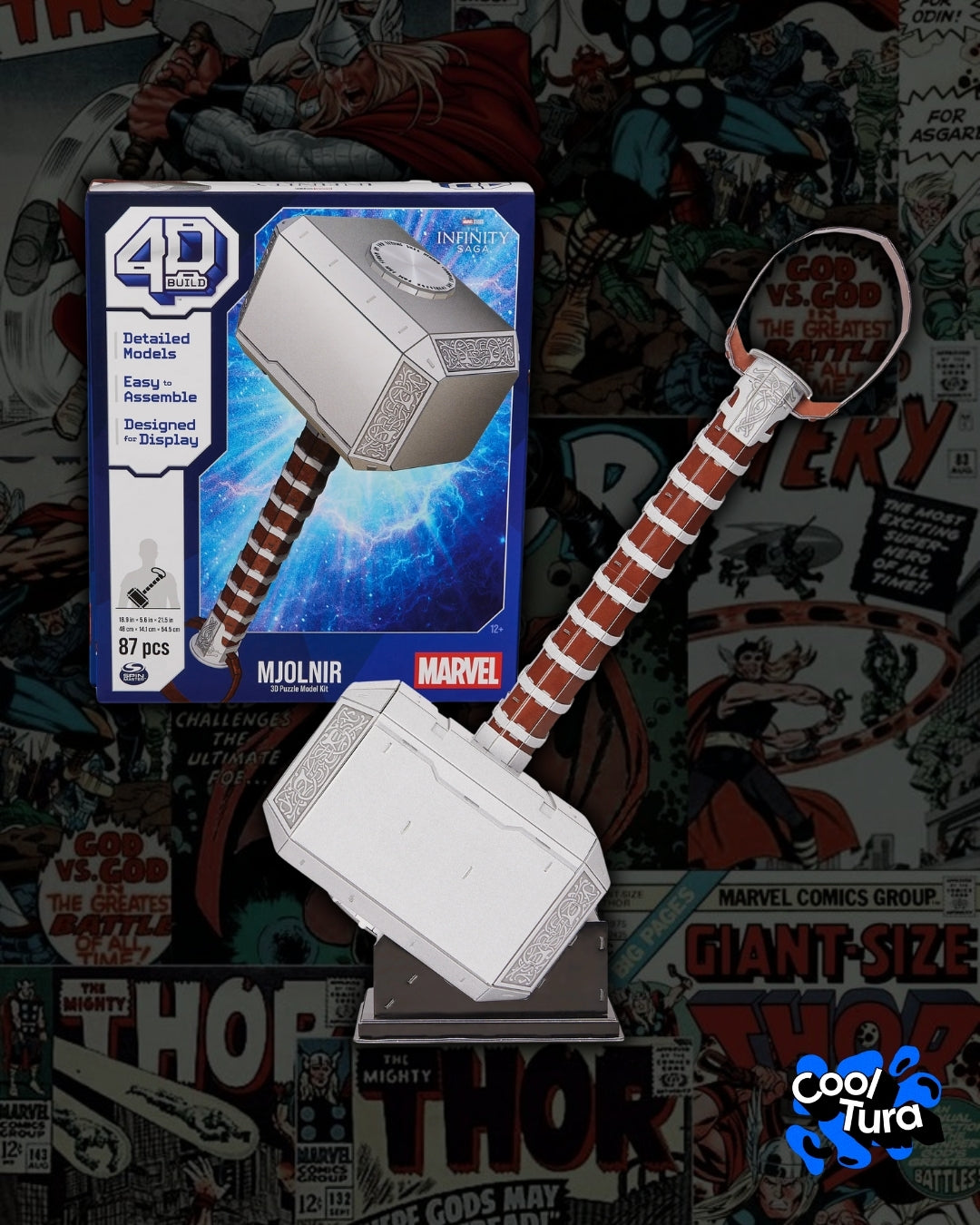 4D Build Marvel: Martillo de Thor