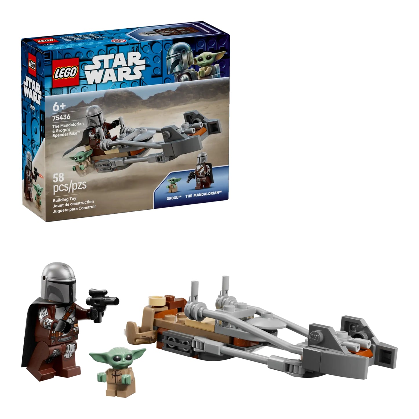 LEGO Star Wars: Moto Speeder de The Mandalorian y Grogu