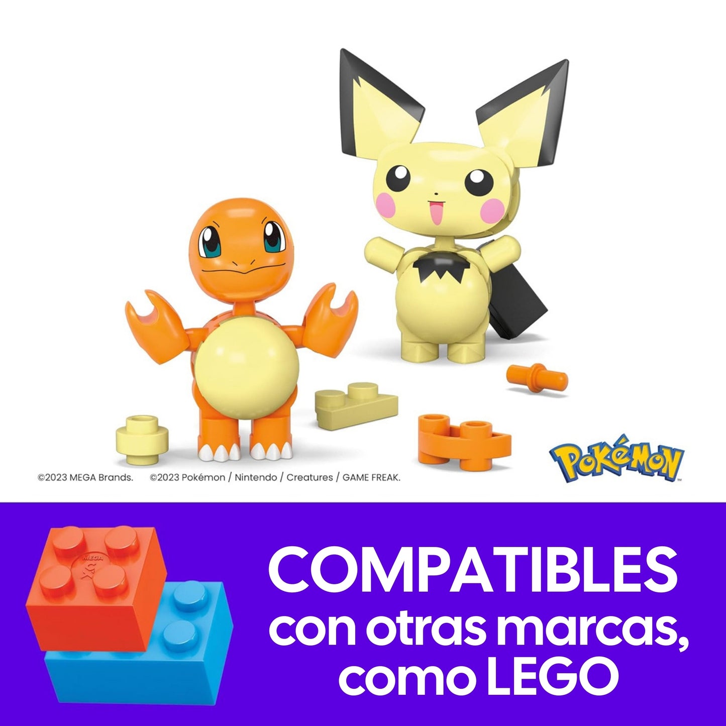 MEGA Bloks Pokemon: Charmander y Pichu
