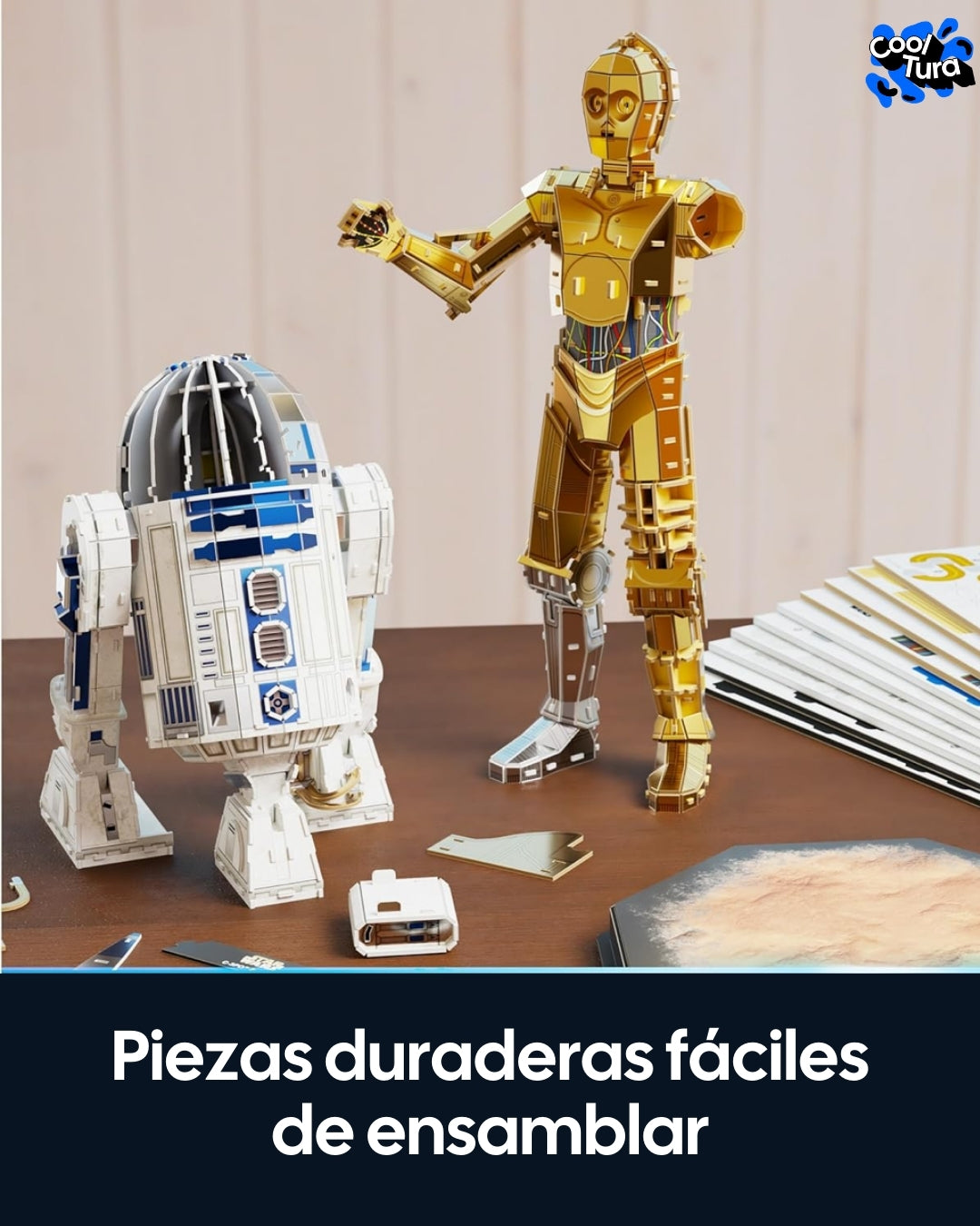 4D Build Star Wars: C-3PO y R2-D2