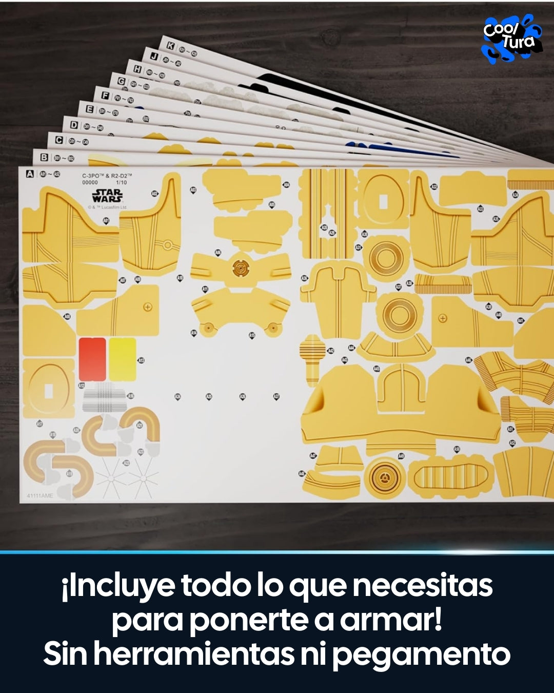 4D Build Star Wars: C-3PO y R2-D2