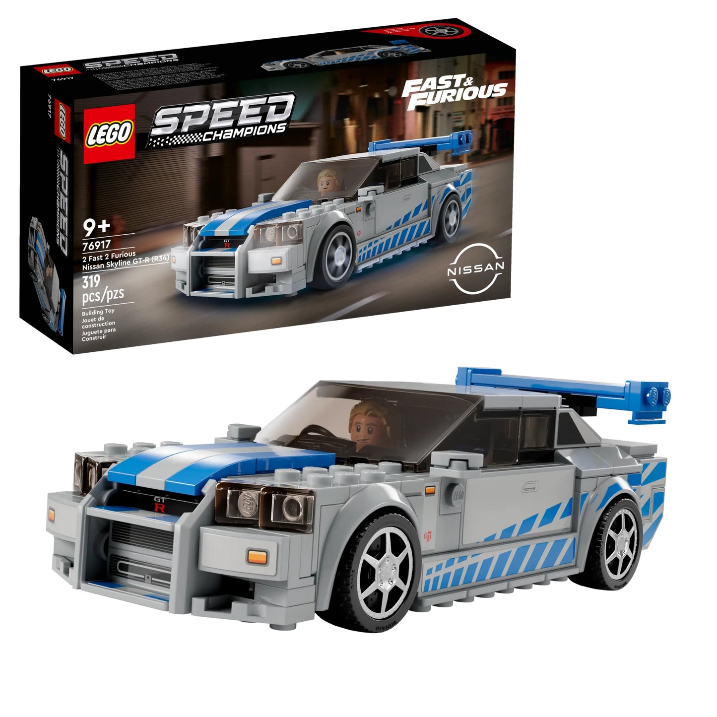 LEGO Nissan Skyline GT-R (R34) de 2 Fast 2 Furious