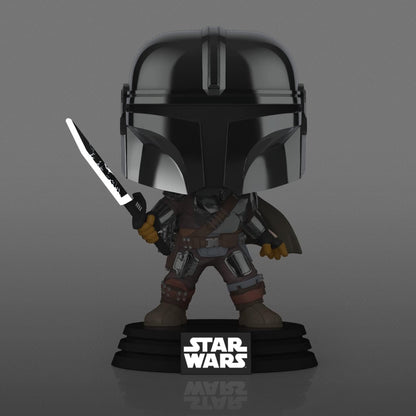 Funko Pop! Star Wars: The Mandalorian - Bobblehead - Edición Limitada (Brilla En La Oscuridad)