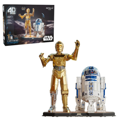 4D Build Star Wars: C-3PO y R2-D2