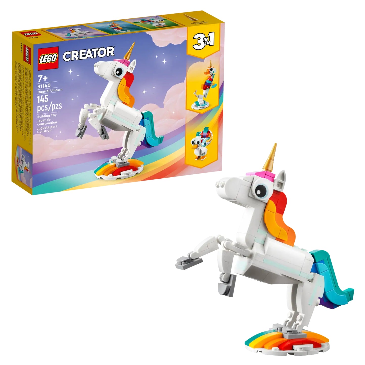 LEGO Unicornio Mágico 3 en 1
